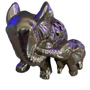 Mother and‎ Baby Elephant Figurine Potpourri Holder Decorative Home Decor NWT